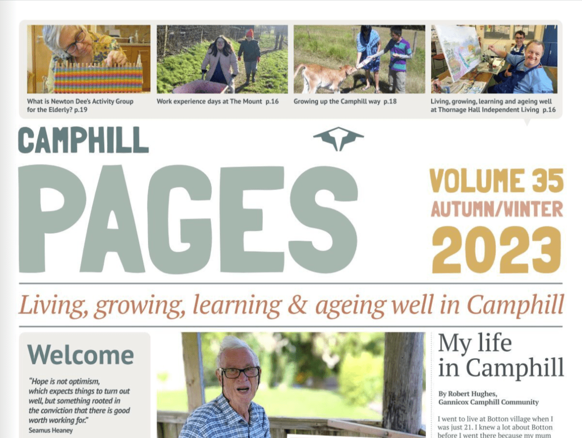 Camphill Pages – Autumn/Winter 2023 – Camphill Families and Friends